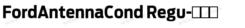 FordAntennaCond Regu字体转换